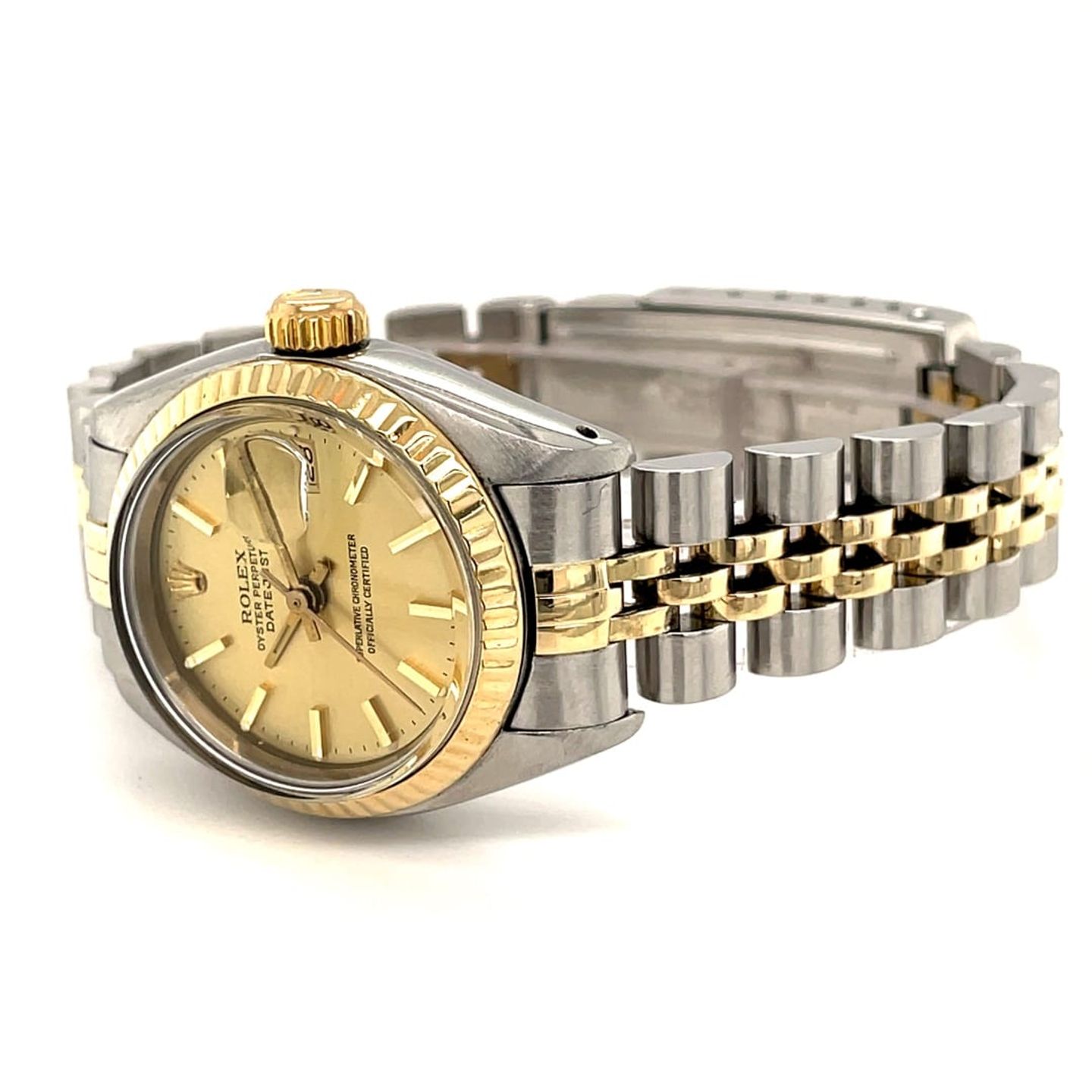 Rolex Lady-Datejust 6917 (1976) - Champagne dial 26 mm Steel case (4/8)