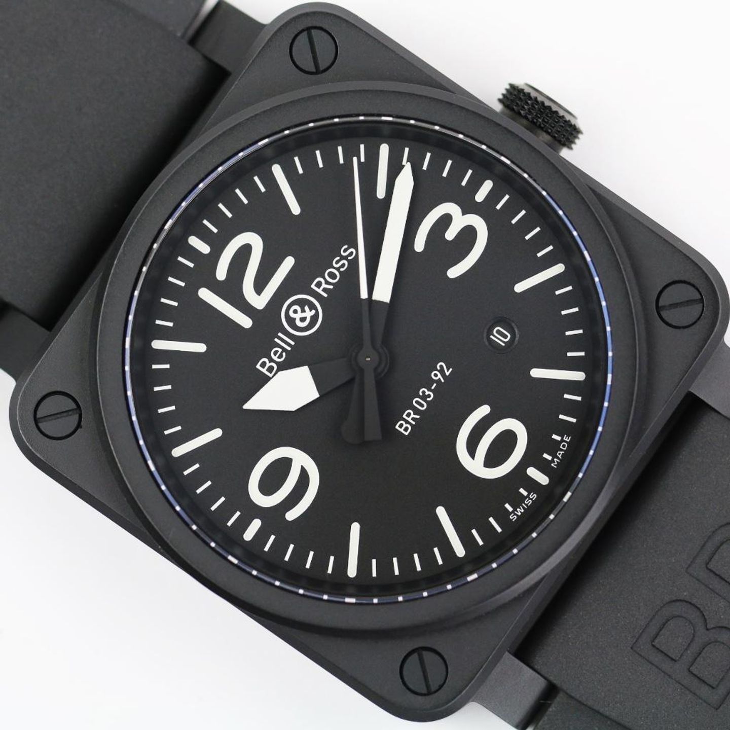Bell & Ross BR 03 BR03-92 (2023) - Black dial 42 mm Ceramic case (3/6)