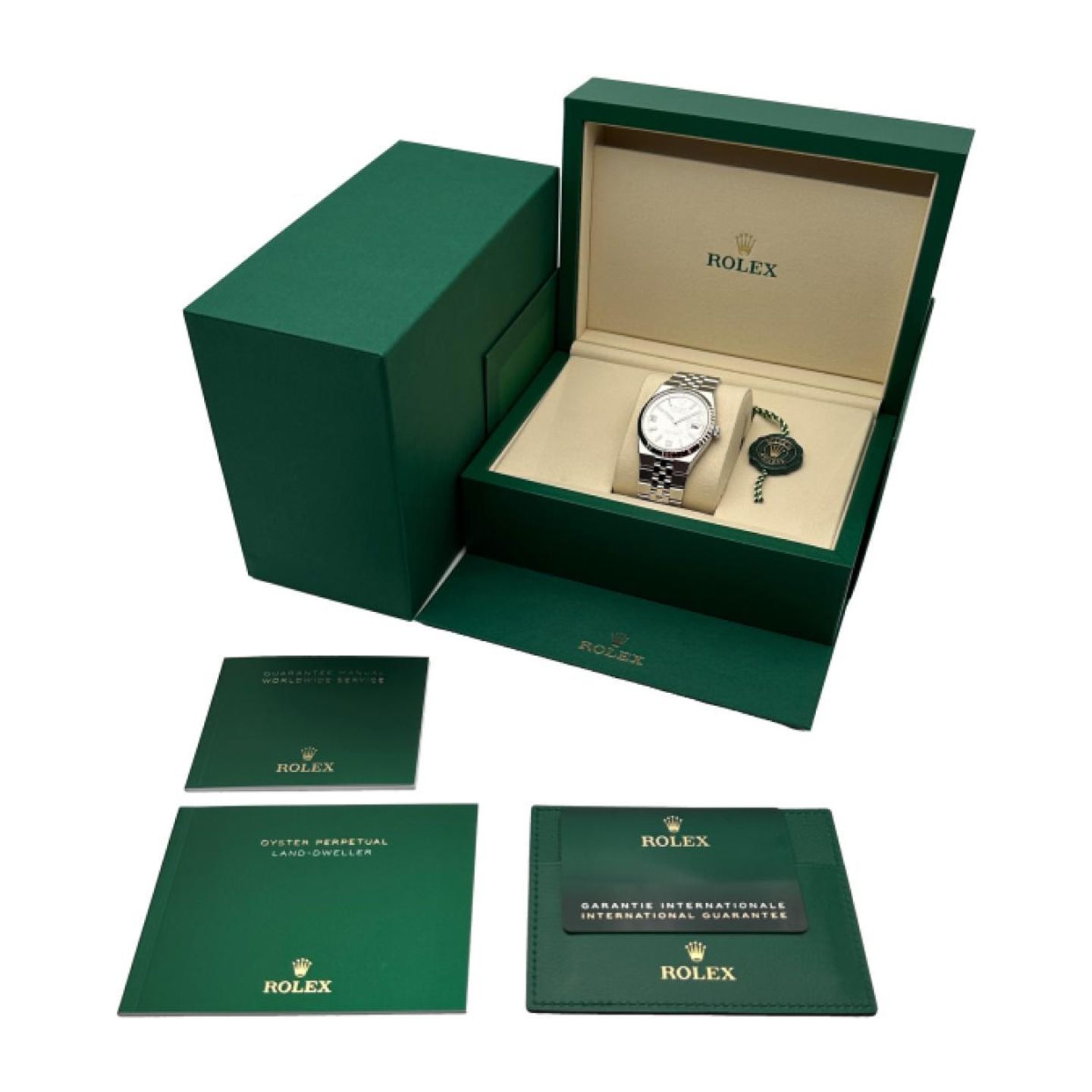 Rolex Land-Dweller 36 127234 (2026) - White dial 36 mm Steel case (5/5)