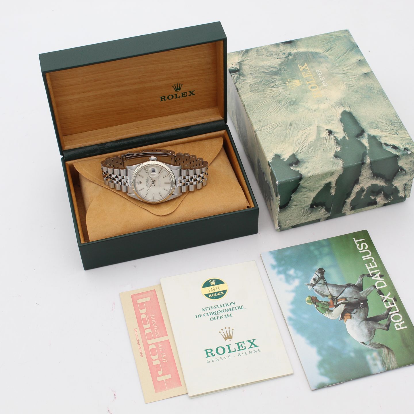 Rolex Datejust 36 16014 (1982) - Silver dial 36 mm Steel case (8/8)