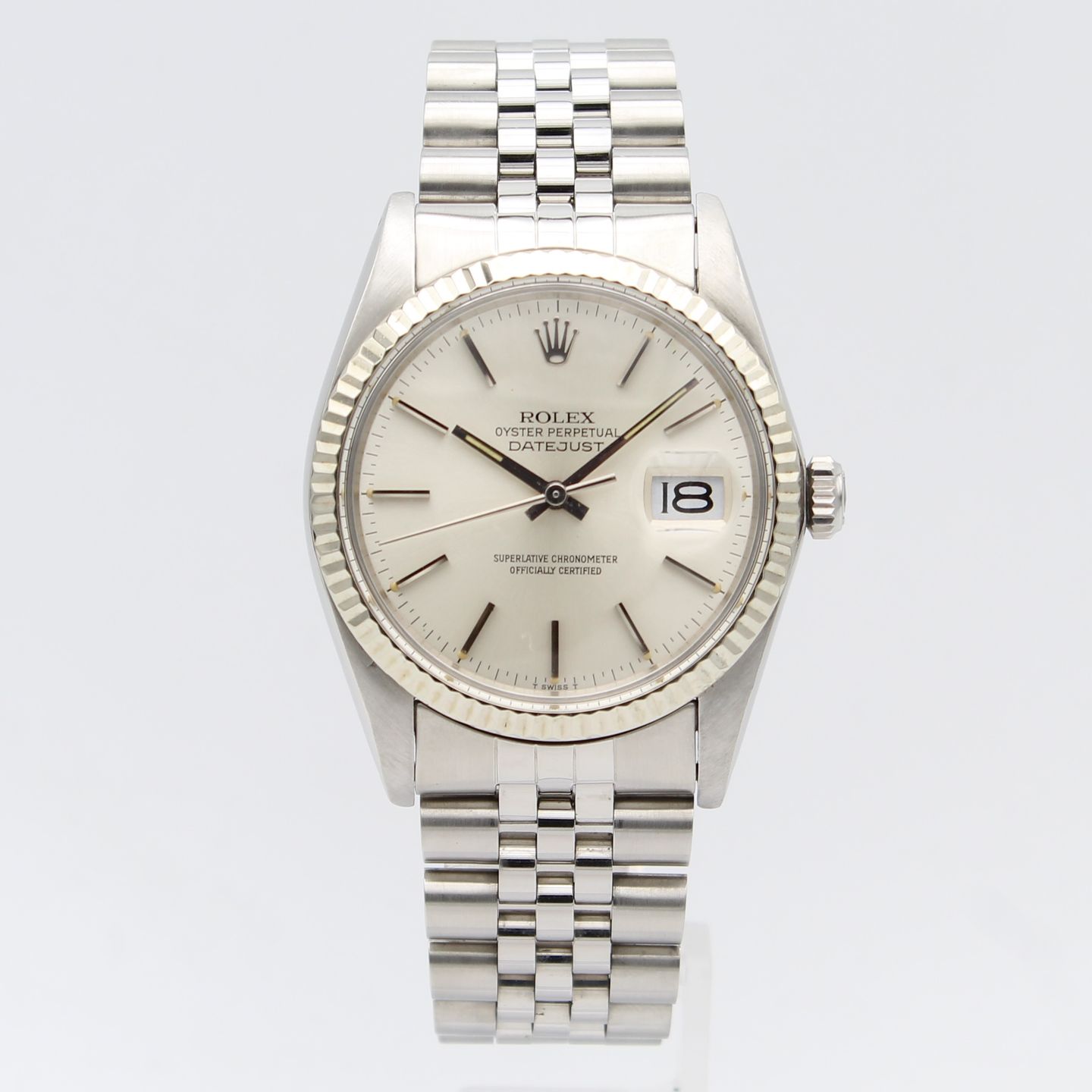 Rolex Datejust 36 16014 (1982) - Silver dial 36 mm Steel case (1/8)