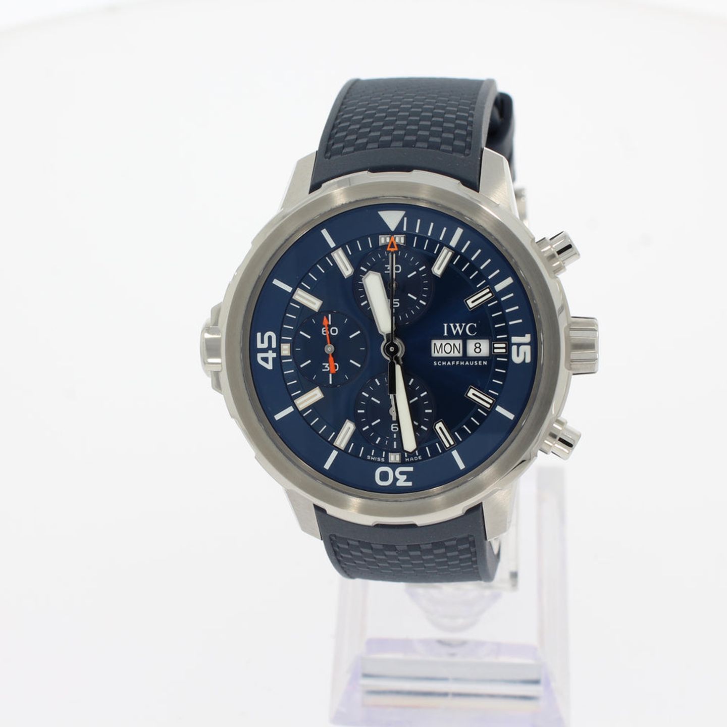 IWC Aquatimer Chronograph IW376806 (2024) - Blue dial 44 mm Steel case (1/4)