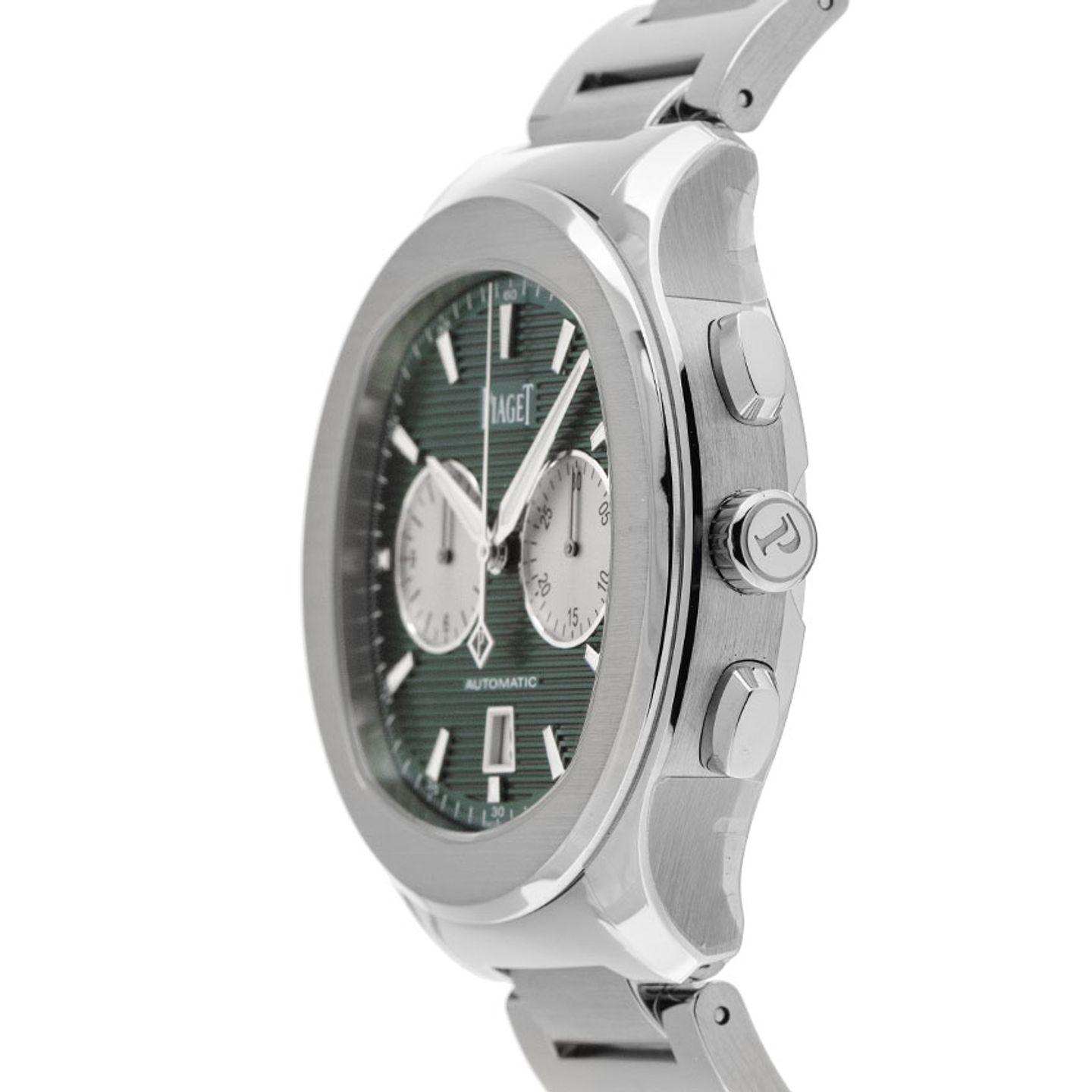 Piaget Polo G0A49024 (2024) - Groen wijzerplaat 42mm Staal (4/7)
