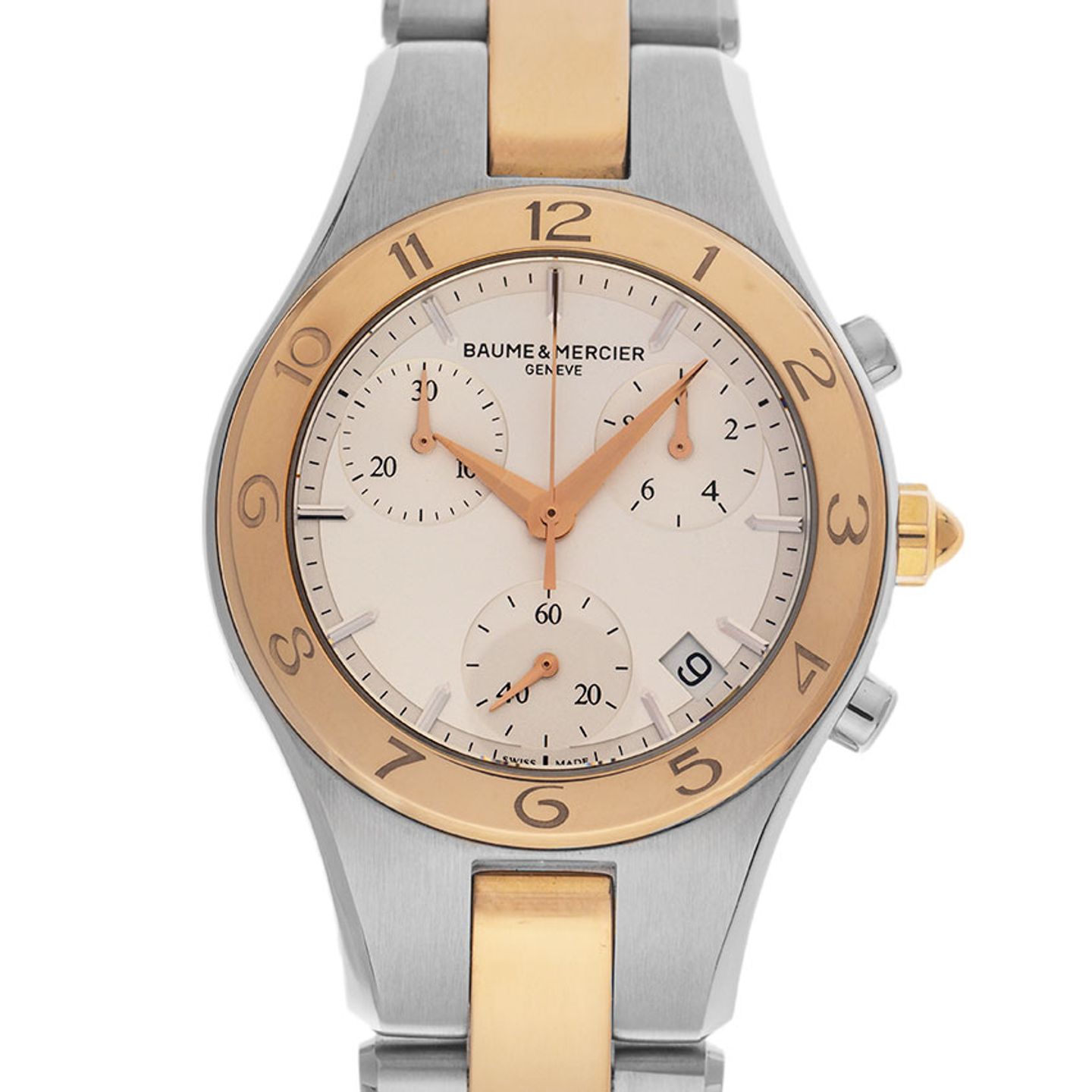 Baume & Mercier Linea M0A10016 (2024) - Zilver wijzerplaat 32mm Staal (1/7)