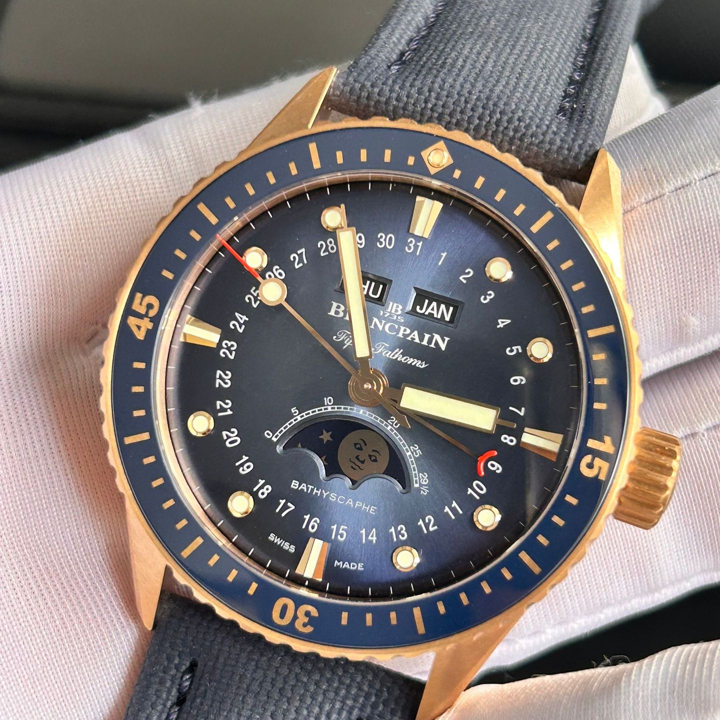 Blancpain Fifty Fathoms Bathyscaphe 5054-3640-O52B - (4/8)