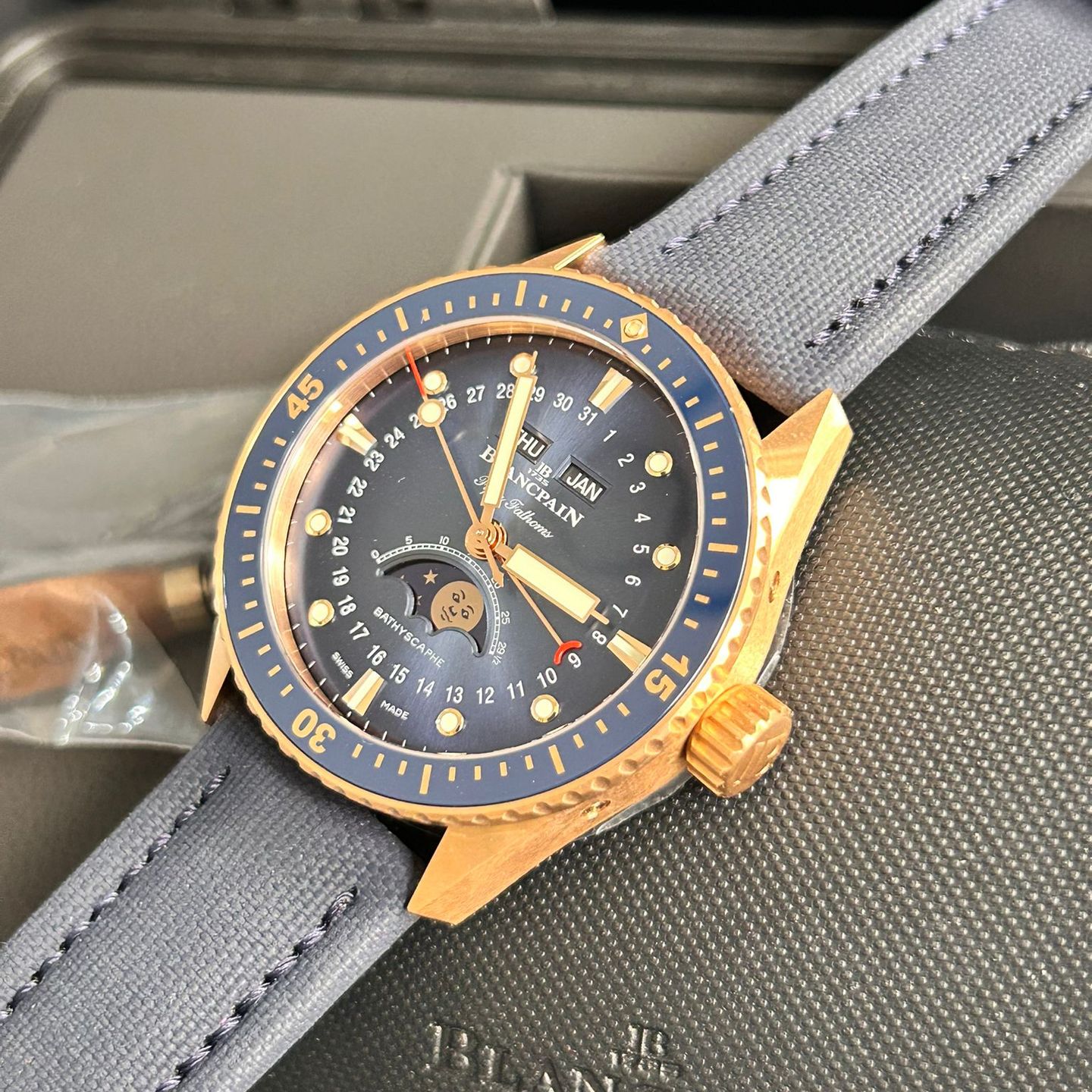 Blancpain Fifty Fathoms Bathyscaphe 5054-3640-O52B - (8/8)
