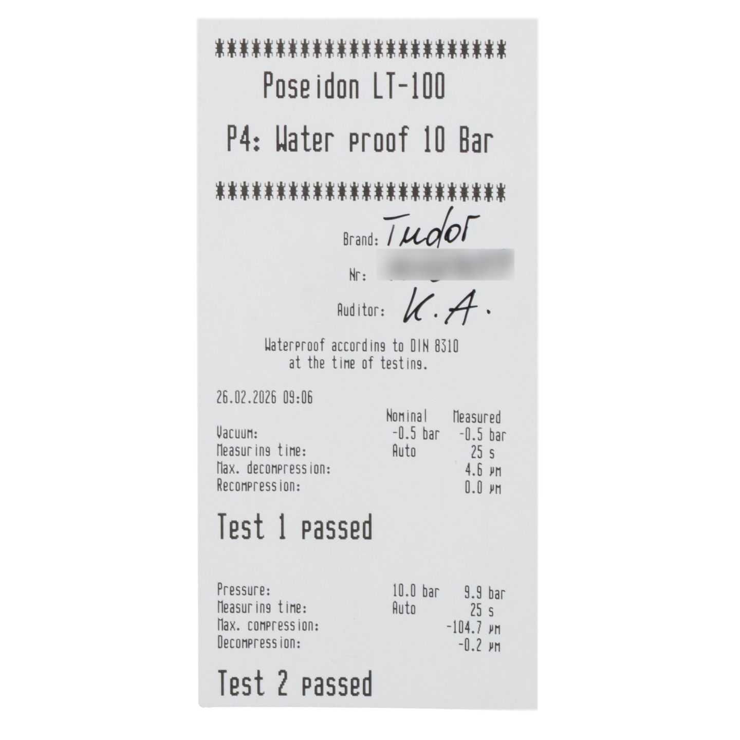 Tudor Prince Date 76200 (2005) - Black dial 36 mm Steel case (5/8)