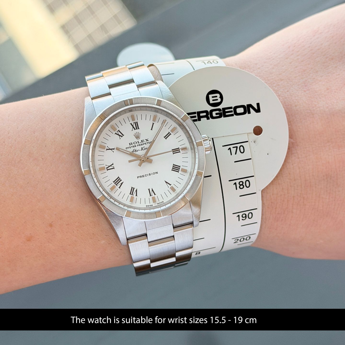 Rolex Air-King 14010 (2001) - 34mm Staal (2/8)
