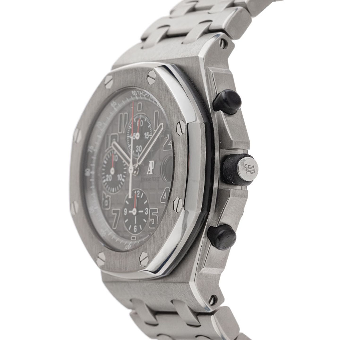 Audemars Piguet Royal Oak Offshore Chronograph 26170TI.OO.1000TI.01 (2014) - Grey dial 42 mm Titanium case (4/8)