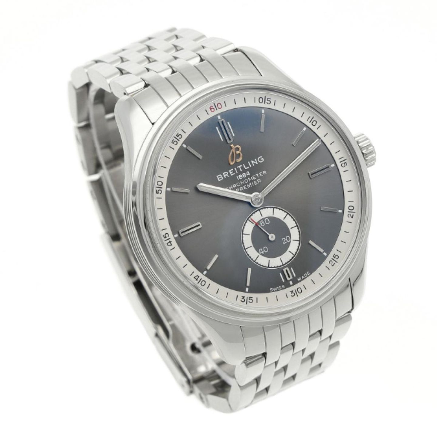 Breitling Premier Automatic 40 A37340 (2022) - Blue dial 40 mm Steel case (3/5)
