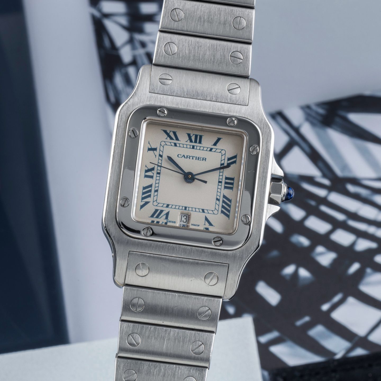 Cartier Santos Galbée W20018D6 - (3/8)