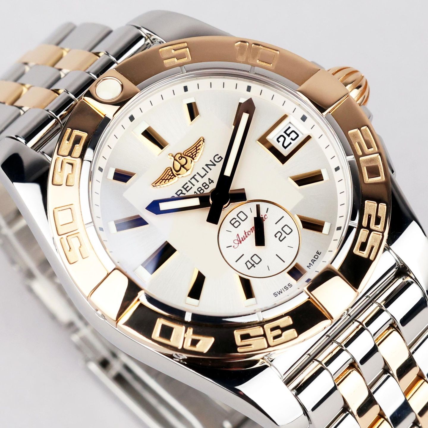 Breitling Galactic 36 C3733012/A724/112Z (2014) - White dial 36 mm Steel case (3/8)