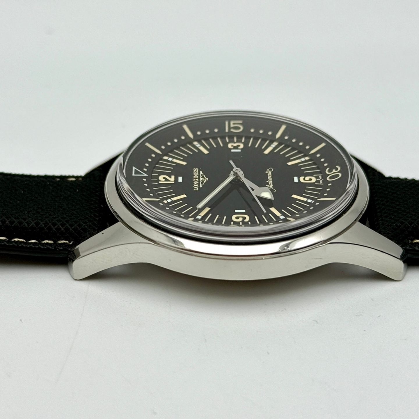 Longines Legend Diver L3.674.4.56.2 (2008) - Black dial 42 mm Steel case (7/8)