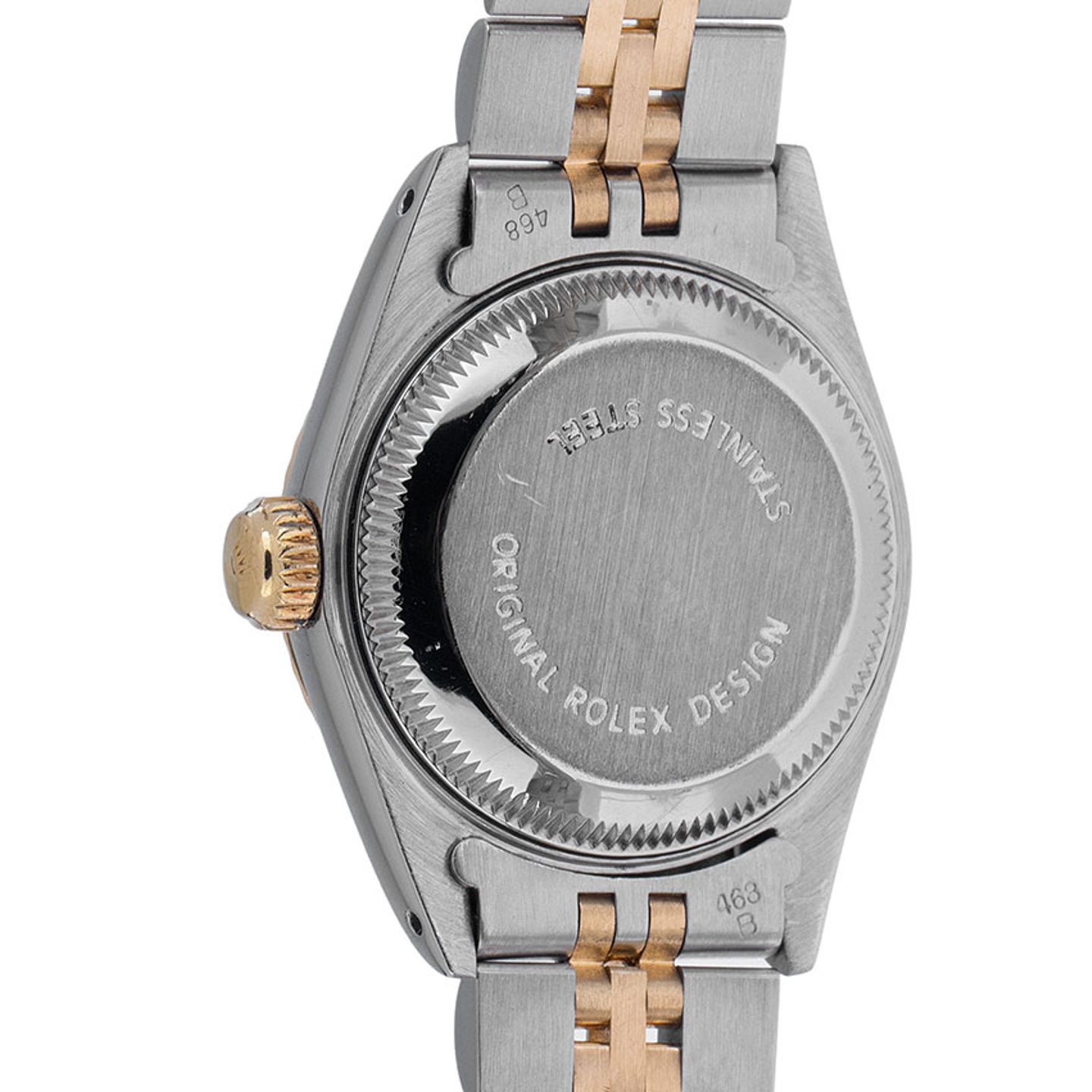 Rolex Lady-Datejust 69173 (1993) - Blauw wijzerplaat 26mm Goud/Staal (5/6)