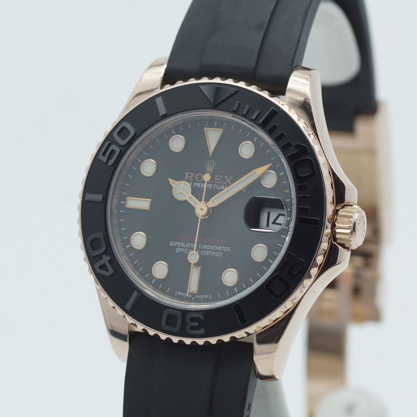 Rolex Yacht-Master 37 268655 (2016) - Zwart wijzerplaat 37mm Roségoud (4/8)