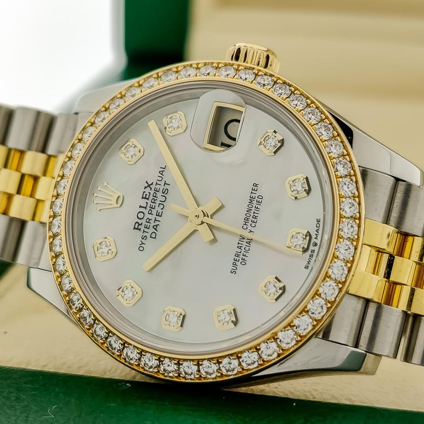 Rolex Datejust 31 278383RBR (2019) - Pearl dial 31 mm Steel case (7/7)