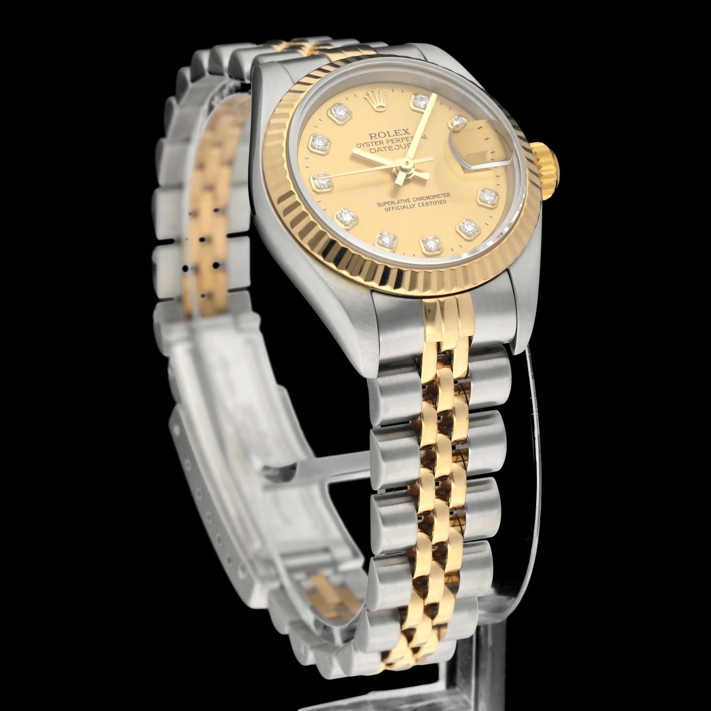 Rolex Lady-Datejust 79173G (2002) - 26 mm Gold/Steel case (5/7)