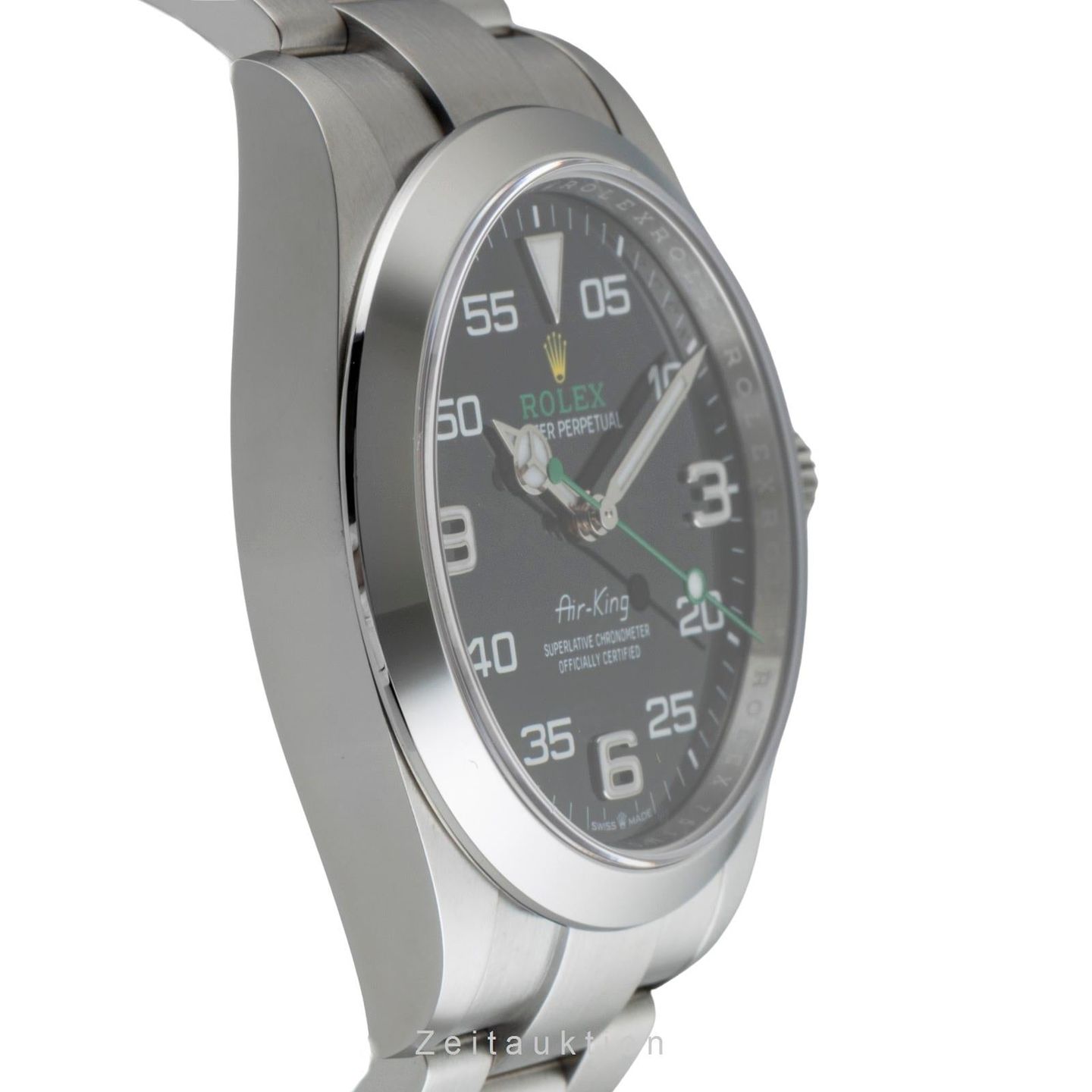Rolex Air-King 126900 (Unknown (random serial)) - Black dial 40 mm Steel case (6/8)