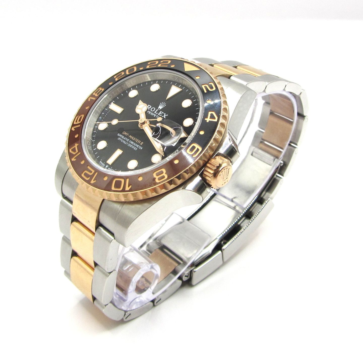 Rolex GMT-Master II 126711CHNR (Onbekend (willekeurig serienummer)) - Zwart wijzerplaat 40mm Goud/Staal (4/6)