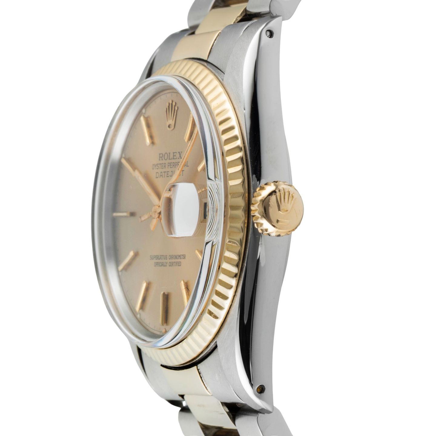 Rolex Datejust 36 16013 (1978) - Champagne dial 36 mm Gold/Steel case (6/8)