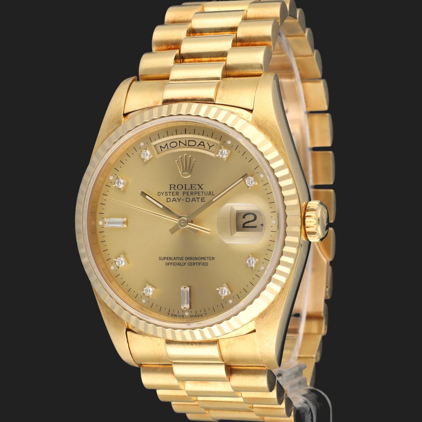 Rolex Day-Date 36 18238 (1993) - 36 mm Yellow Gold case (1/8)