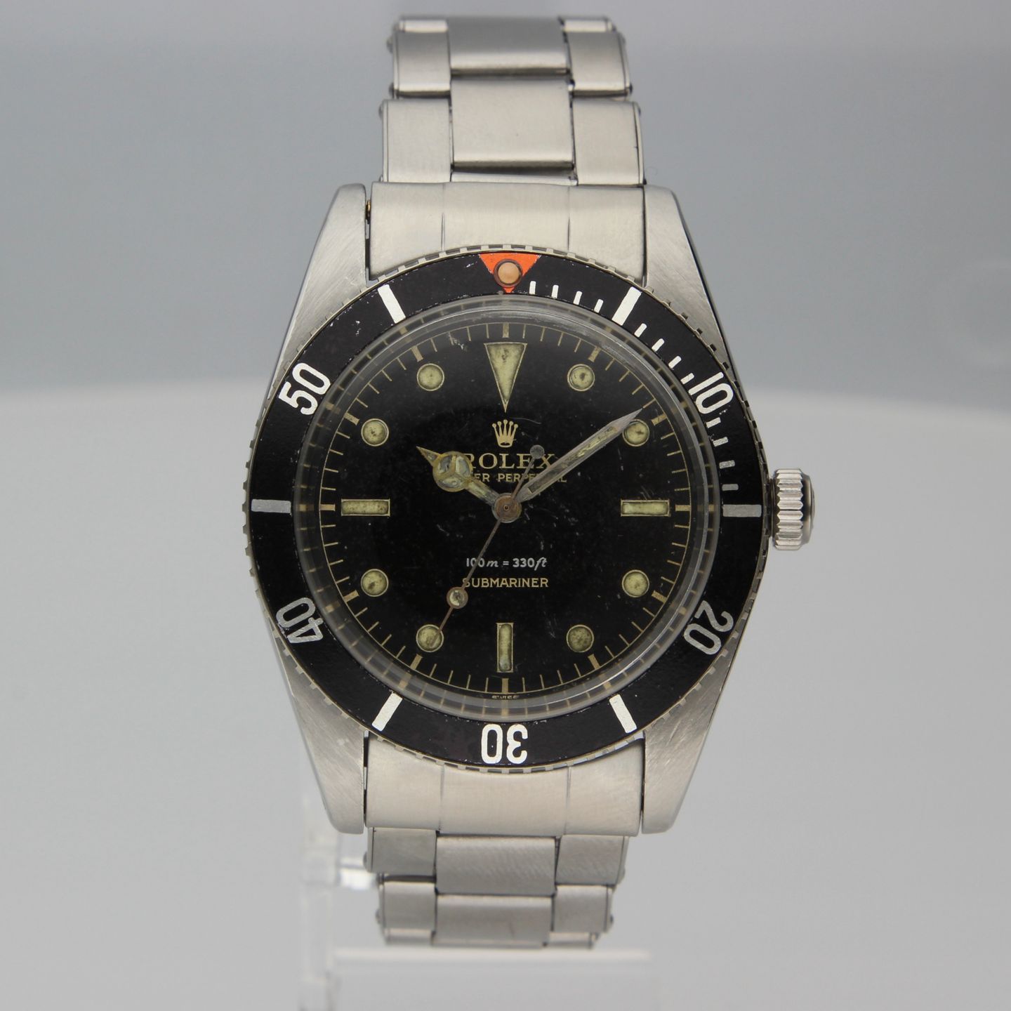 Rolex Submariner No Date 5508 (1950) - Black dial 37 mm Steel case (2/8)