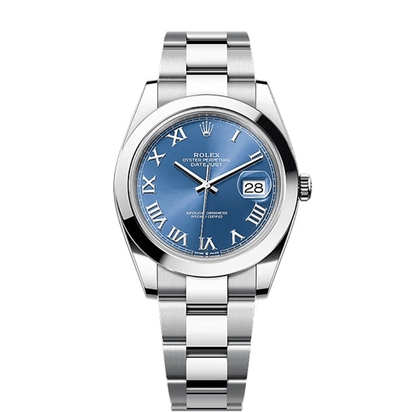 Rolex Datejust 41 126300 (2026) - Blue dial 41 mm Steel case (1/8)