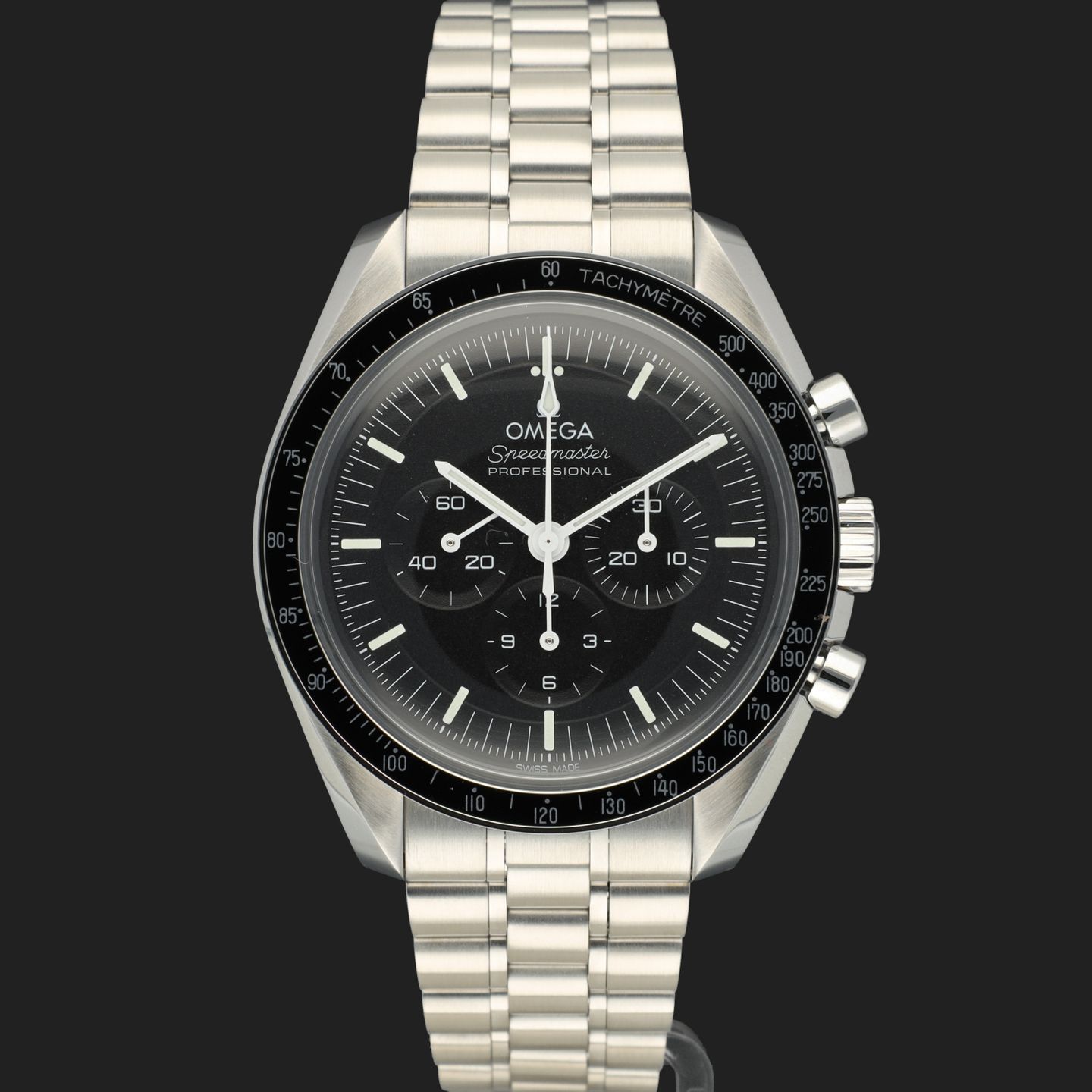 Omega Speedmaster Professional Moonwatch 310.30.42.50.01.001 (2024) - Black dial 42 mm Steel case (3/8)