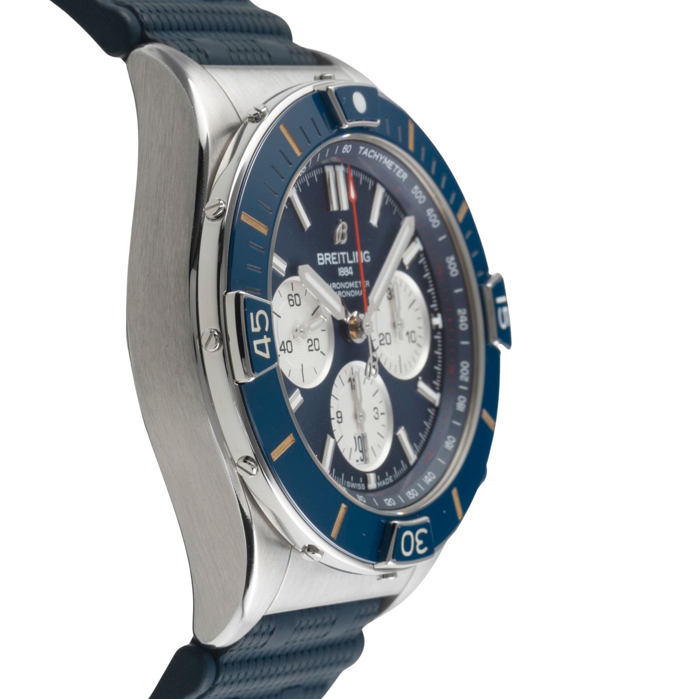 Breitling Chronomat AB0136161C1S1 (2021) - Blauw wijzerplaat 44mm Staal (7/8)