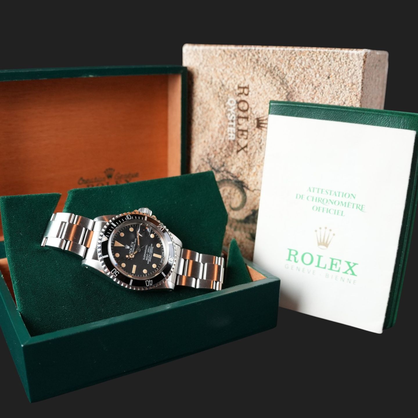 Rolex Submariner Date 1680 (1980) - Zwart wijzerplaat 40mm Staal (8/8)