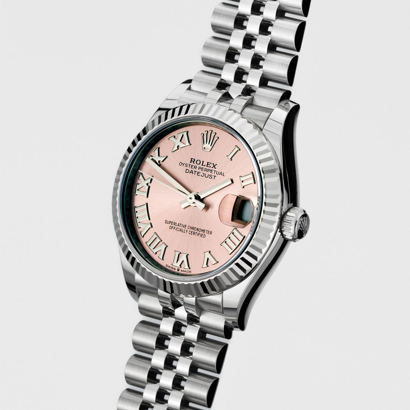 Rolex Datejust 31 278274 (2025) - Roze wijzerplaat 31mm Staal (3/7)