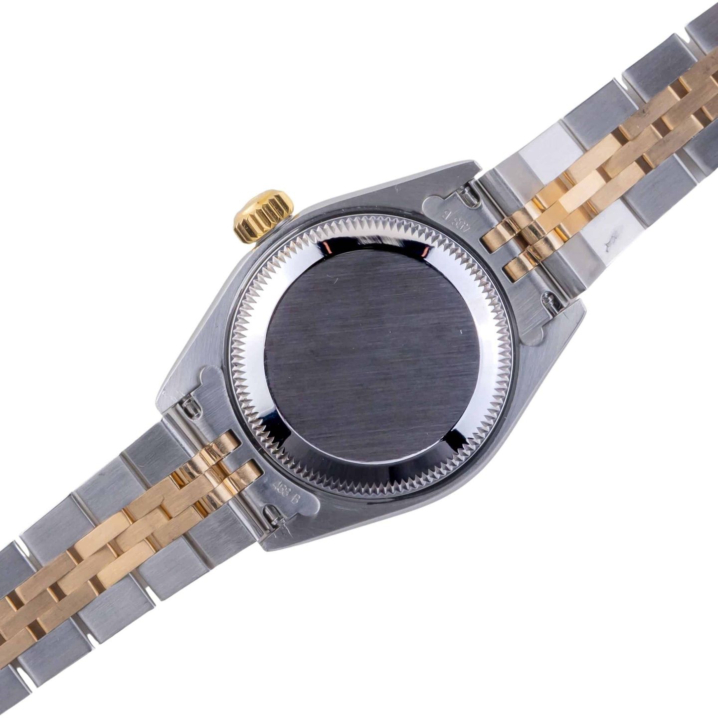 Rolex Lady-Datejust 69173 (1993) - Blue dial 26 mm Gold/Steel case (4/8)