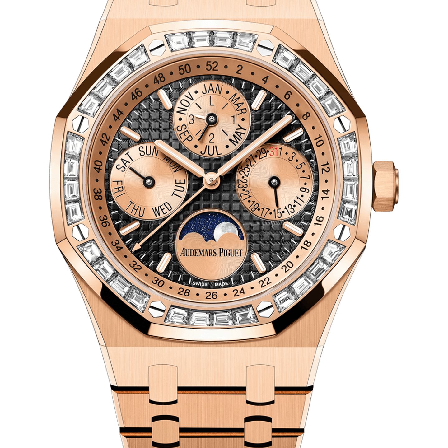 Audemars Piguet Royal Oak 26614OR.ZZ.1220OR.01 (2025) - Black dial 41 mm Rose Gold case (1/1)