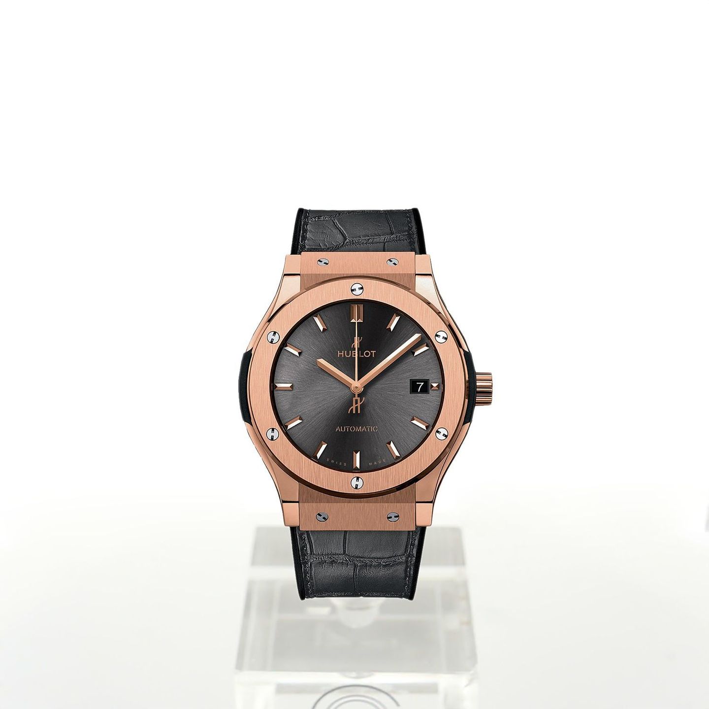 Hublot Classic Fusion Racing Grey 542.OX.7081.LR (2023) - Bruin wijzerplaat 42mm Roségoud (2/2)