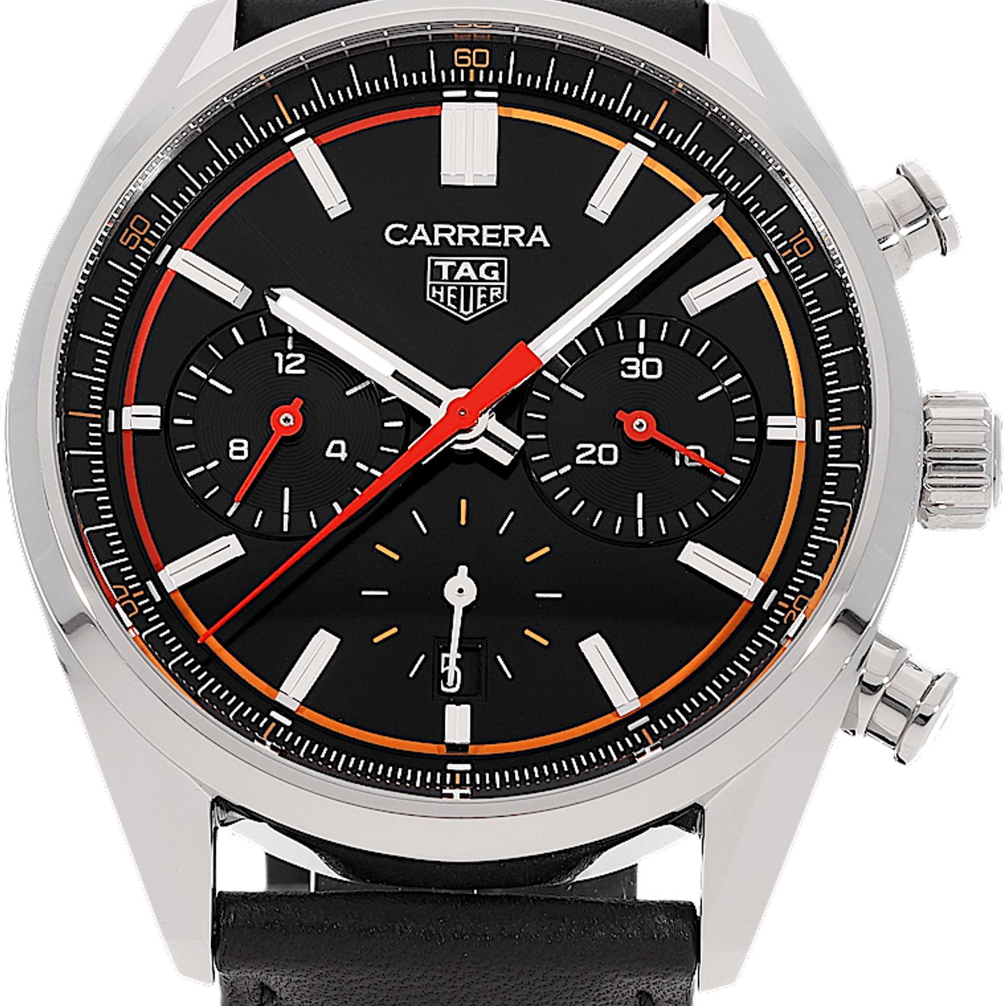 TAG Heuer Carrera CBN201C.FC6542 (2023) - Black dial 42 mm Steel case (2/5)
