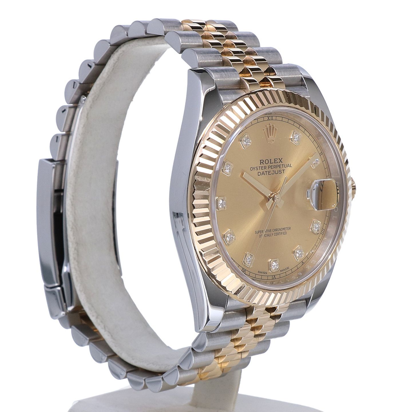 Rolex Datejust 41 126333 (2018) - Champagne dial 41 mm Gold/Steel case (6/7)