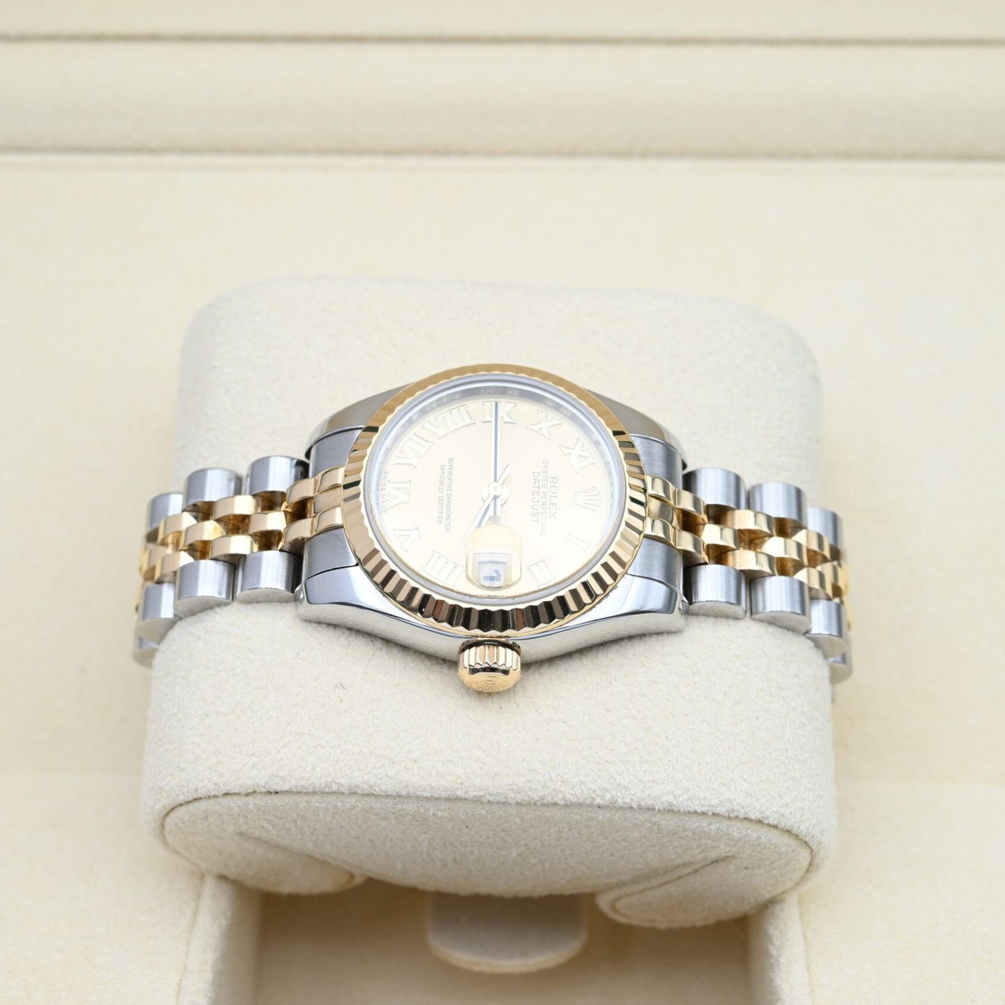 Rolex Lady-Datejust 179173 (2012) - Goud wijzerplaat 26mm Goud/Staal (4/7)