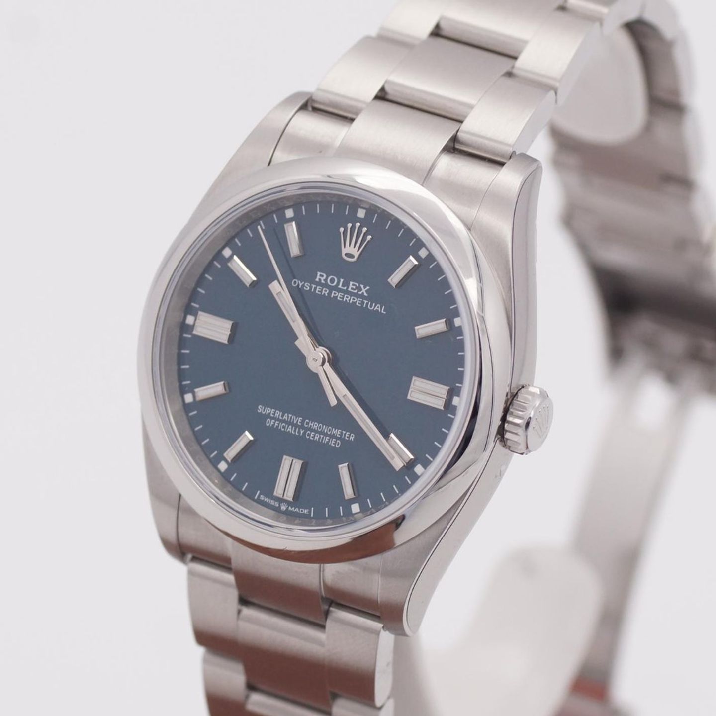Rolex Oyster Perpetual 36 126000 (2025) - Blue dial 36 mm Steel case (4/8)