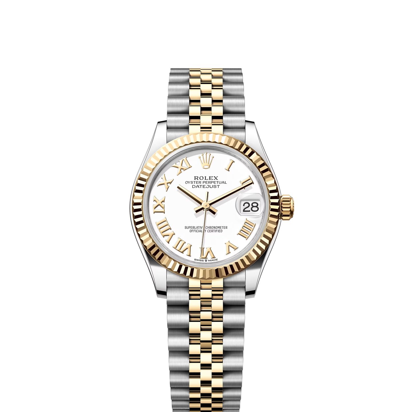 Rolex Datejust 31 278273 (2024) - Wit wijzerplaat 31mm Staal (1/8)