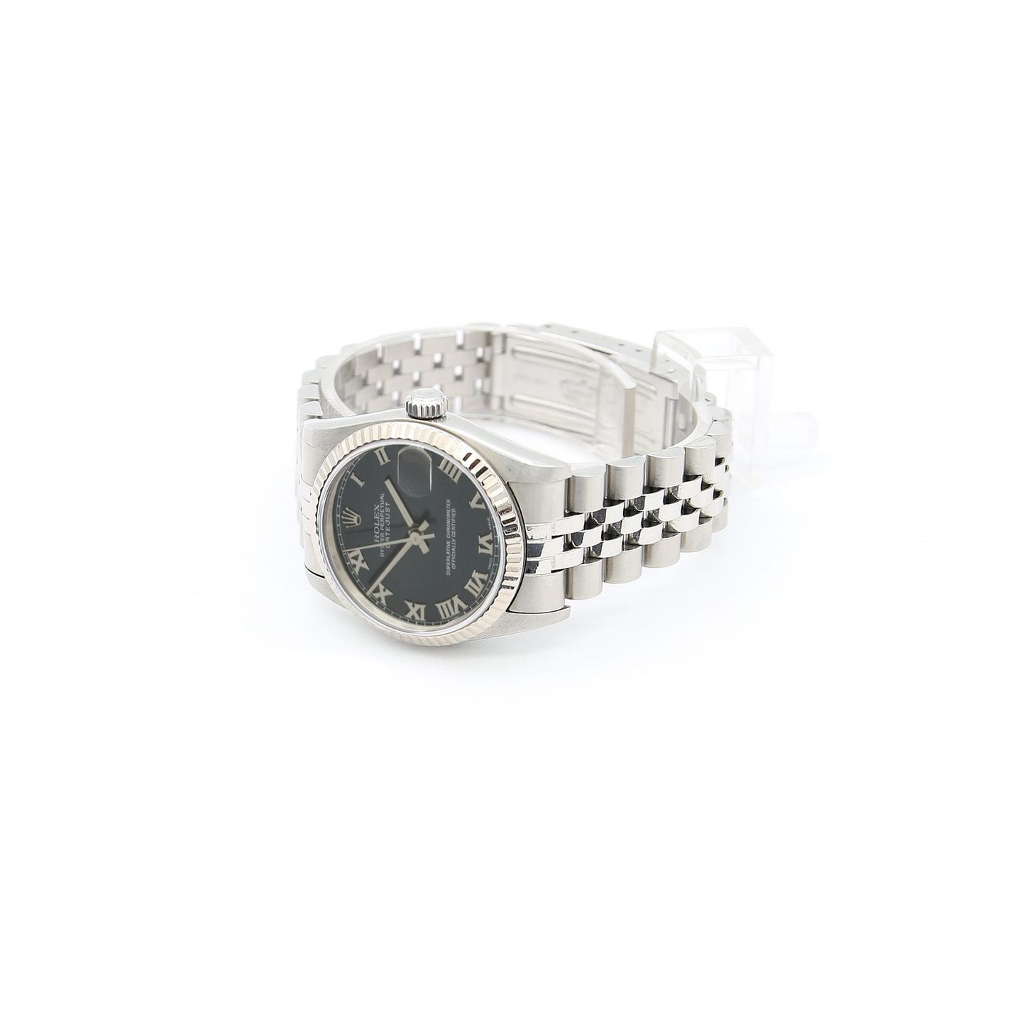 Rolex Datejust 31 68274 (Onbekend (willekeurig serienummer)) - Zwart wijzerplaat 31mm Staal (3/6)