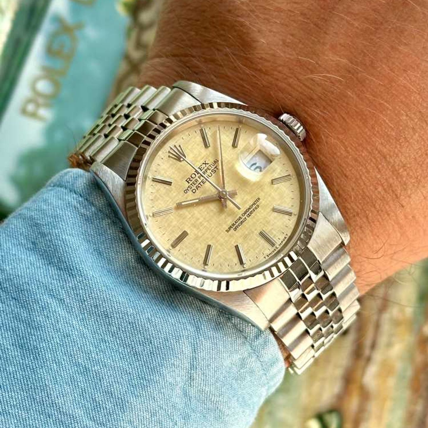 Rolex Datejust 36 16234 (1989) - Zilver wijzerplaat 36mm Staal (4/8)