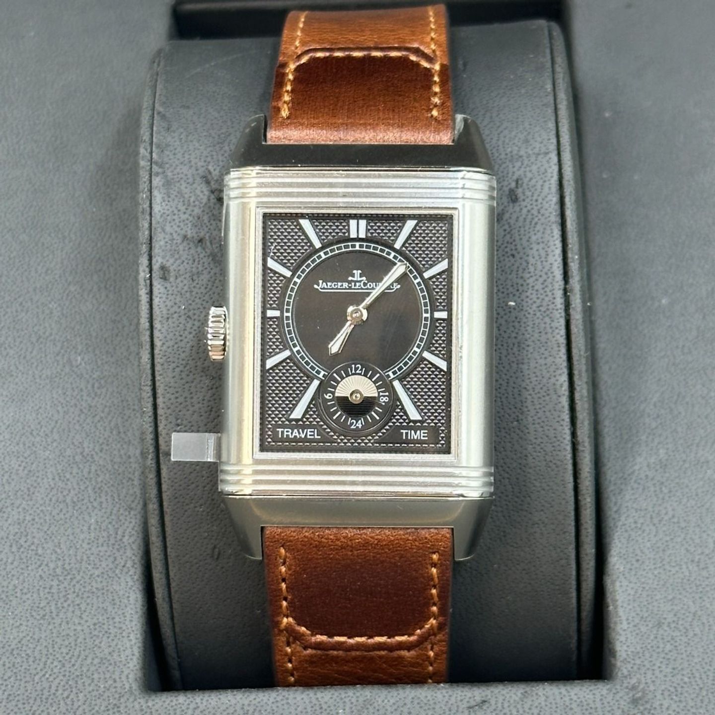 Jaeger-LeCoultre Reverso Duoface Q3848422 (2023) - Zwart wijzerplaat 28mm Staal (5/8)