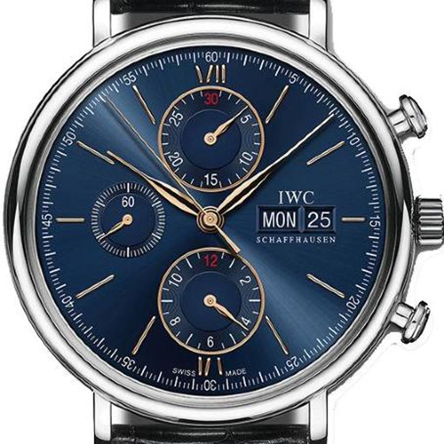 IWC Portofino Chronograph IW391036 (2026) - Silver dial 42 mm Steel case (1/1)