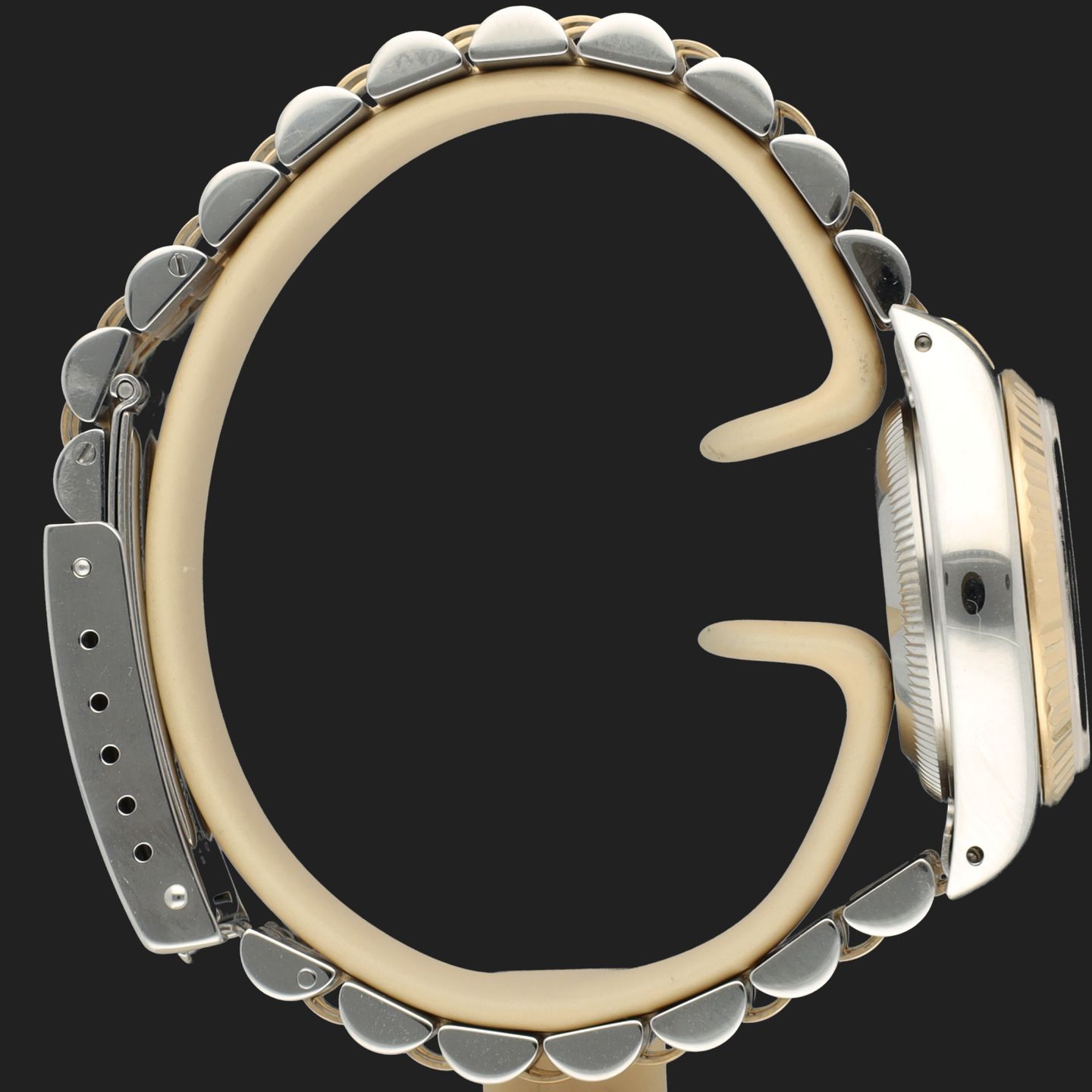 Rolex Lady-Datejust 69173 (Unknown (random serial)) - Champagne dial 26 mm Gold/Steel case (5/8)