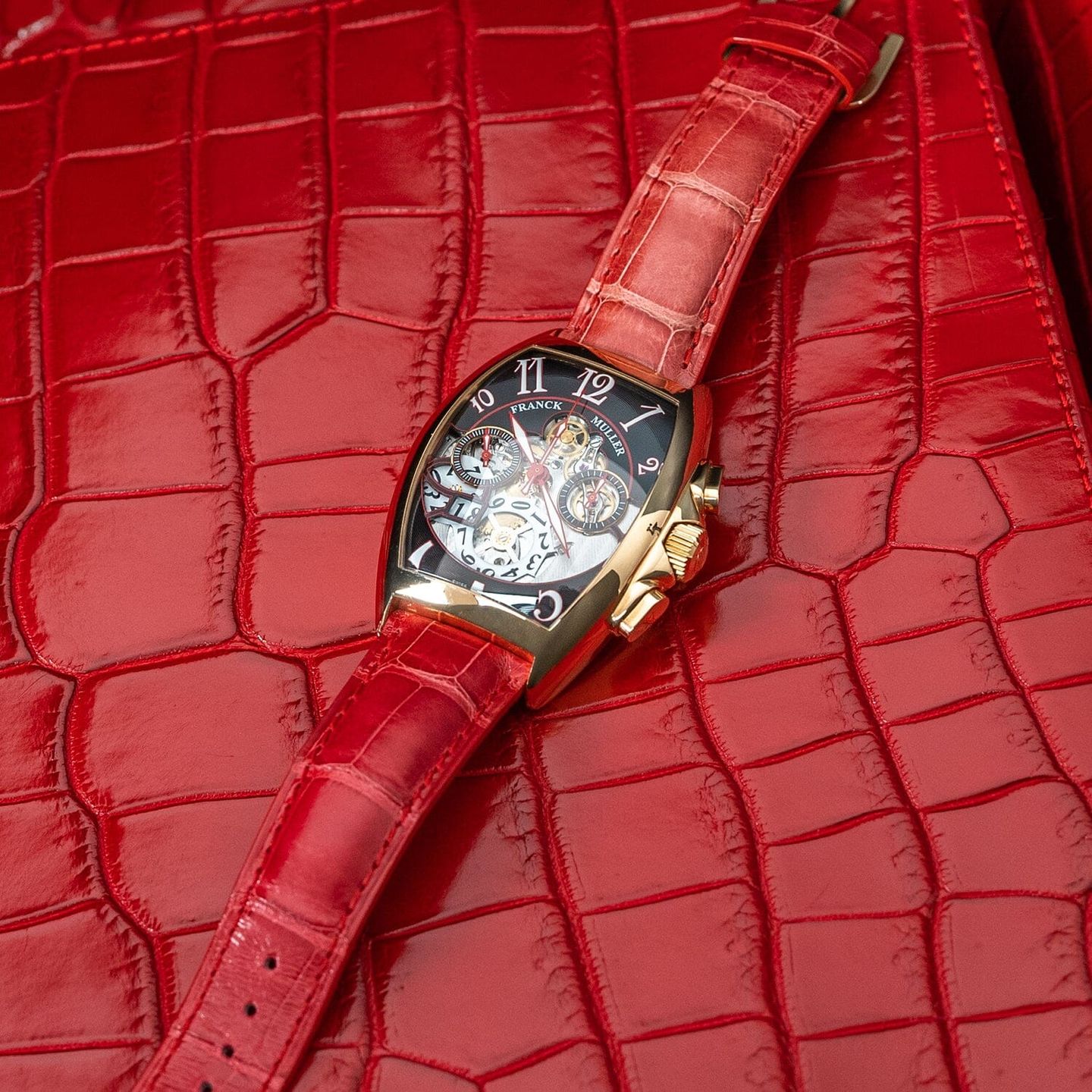 Franck Muller Cintrée Curvex 8083 CC GD FO - (3/4)