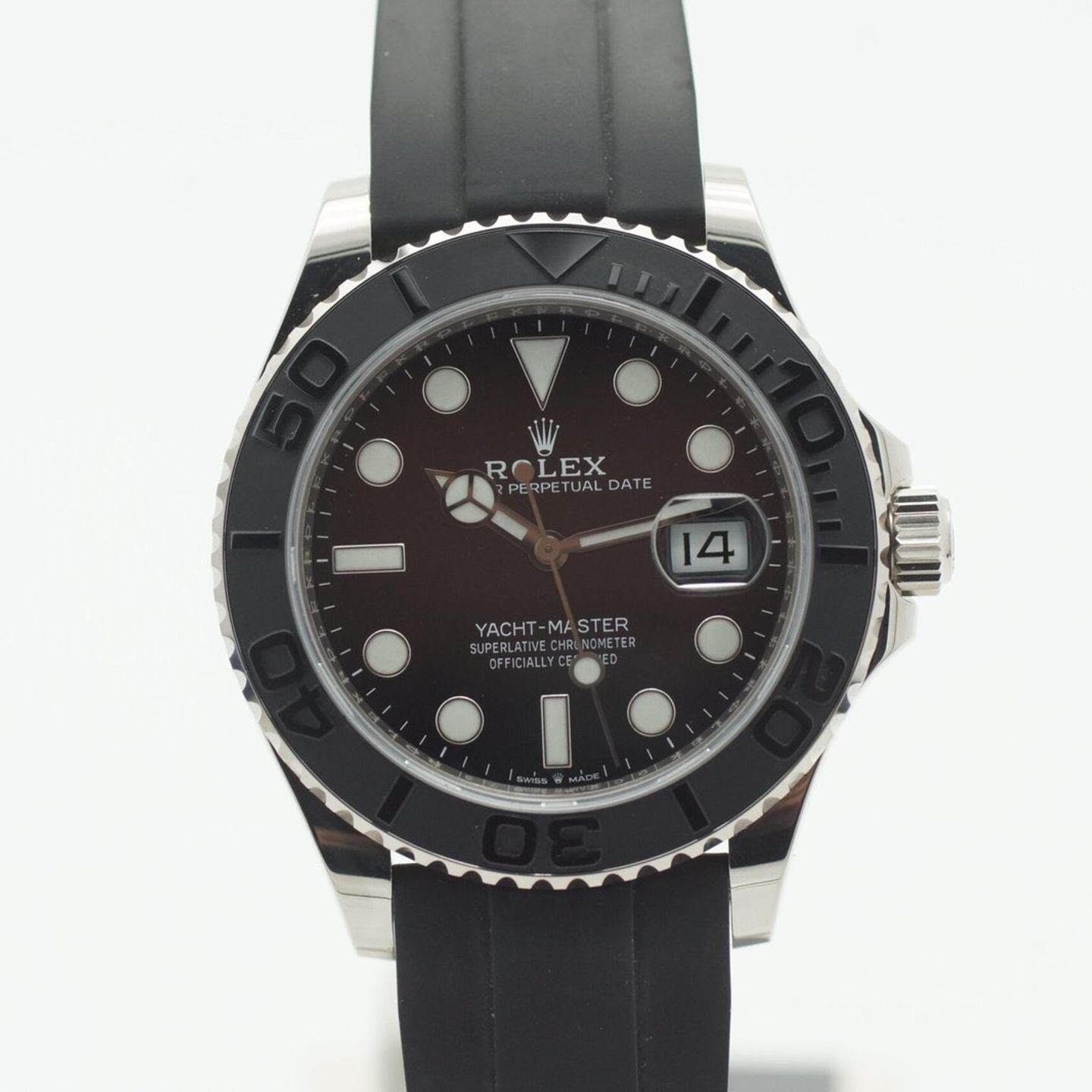 Rolex Yacht-Master 42 226659 (2020) - Black dial 42 mm White Gold case (3/8)