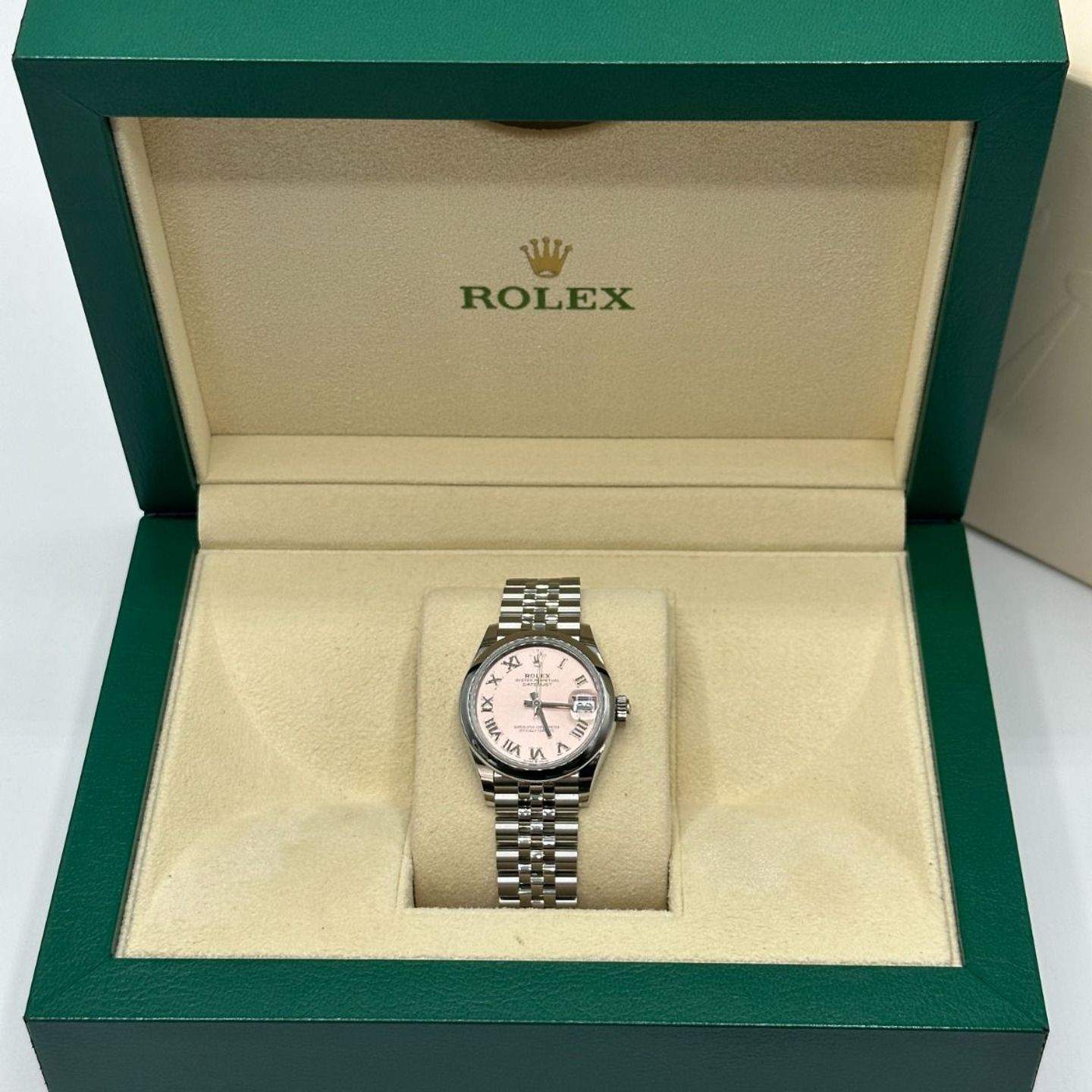 Rolex Datejust 31 278240 (2023) - Roze wijzerplaat 31mm Staal (4/8)