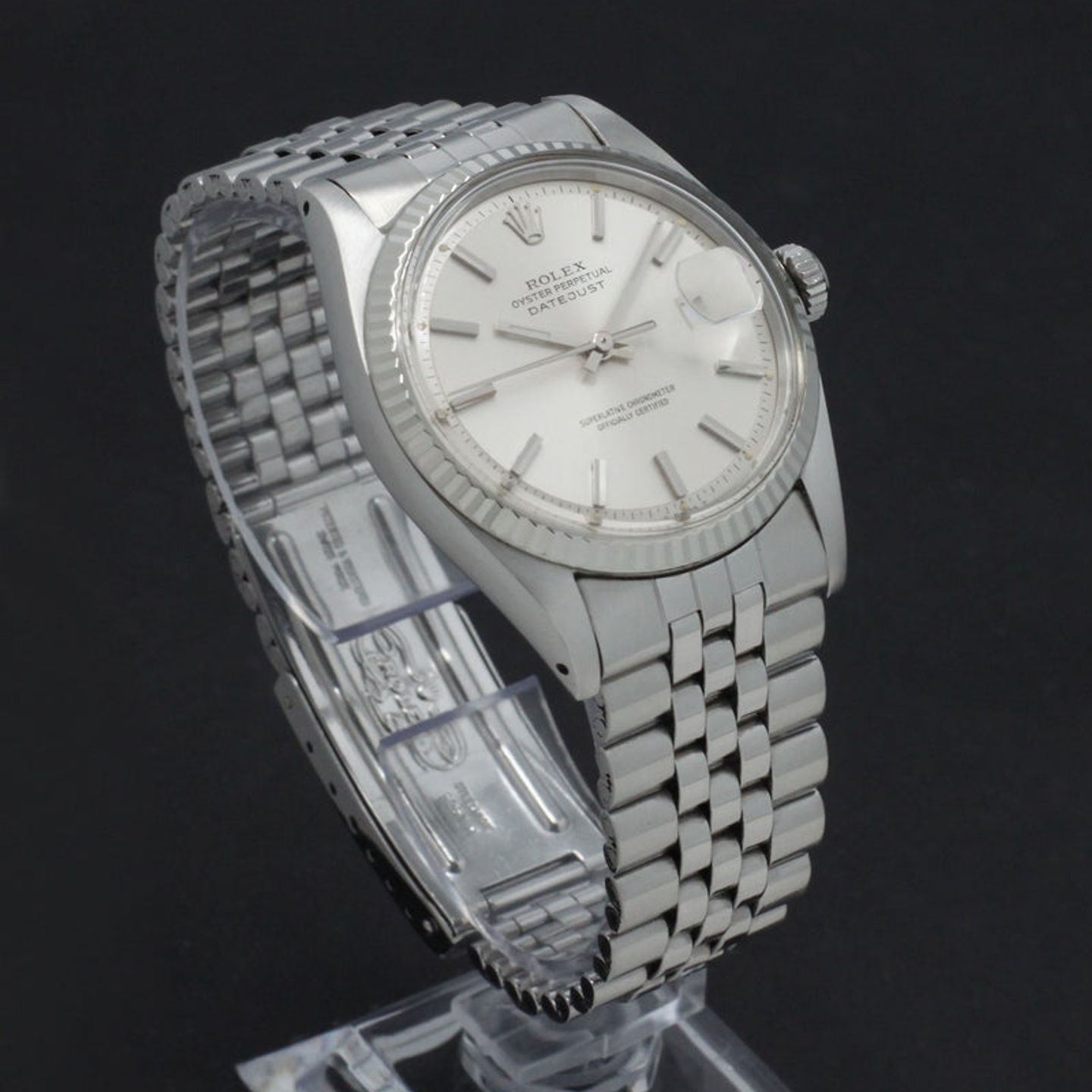 Rolex Datejust 1601 (1973) - Zilver wijzerplaat 36mm Staal (4/7)