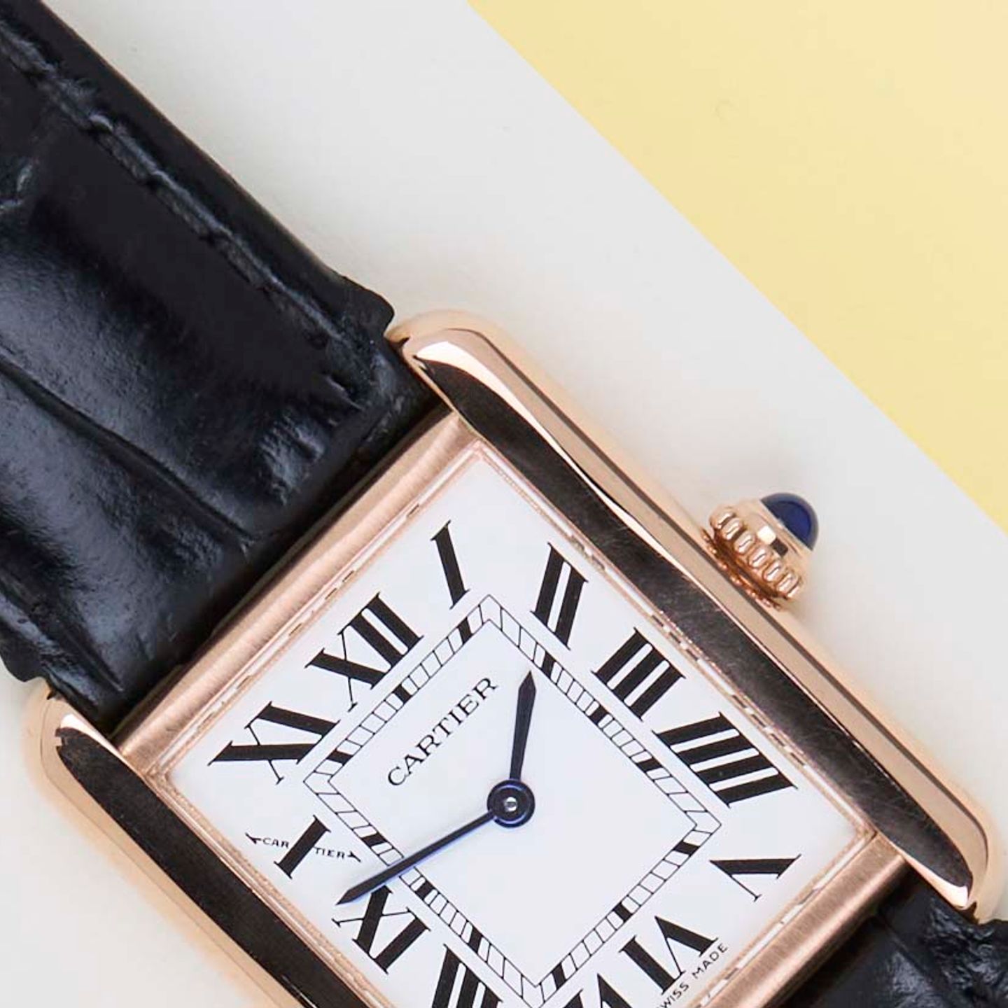 Cartier Tank Solo W5200024 (2017) - Silver dial 31 mm Rose Gold case (3/8)
