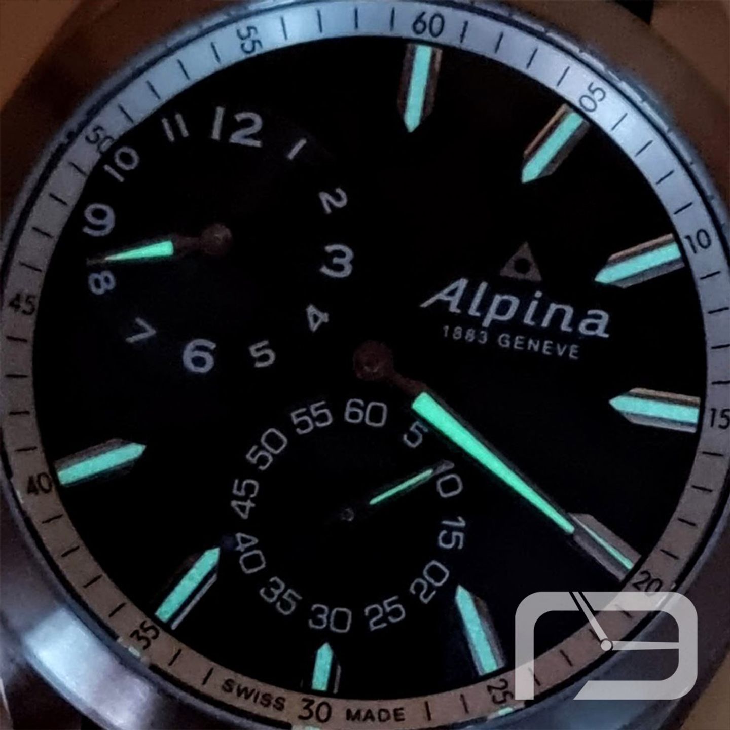 Alpina Alpiner AL-650BBS5E6 (2024) - Black dial 45 mm Steel case (5/8)